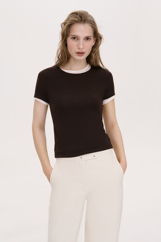 БАЗОВА ФУТБОЛКА ОБТИСЛОГО КРОЮ  1267 зображення